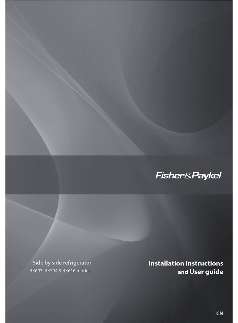 Fisher & Paykel RX693 Installation instructions and user guide