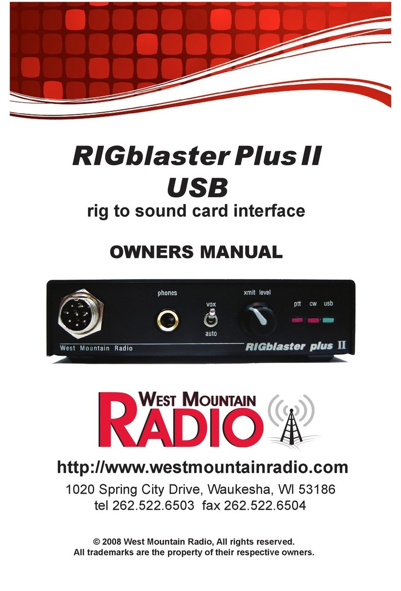 West Mountain Radio RIGblaster Plus II owner's manual
