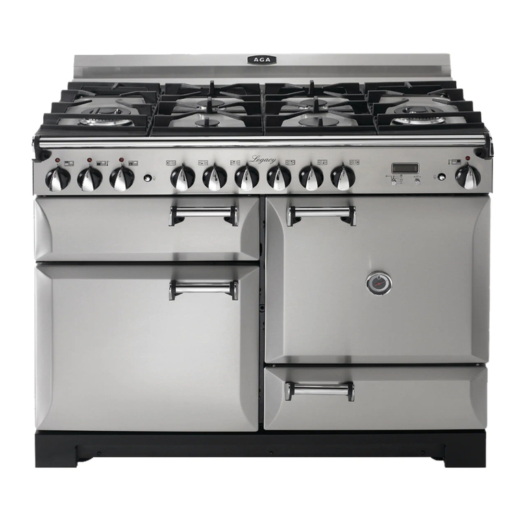 AGA Legacy 44 Operating instructions