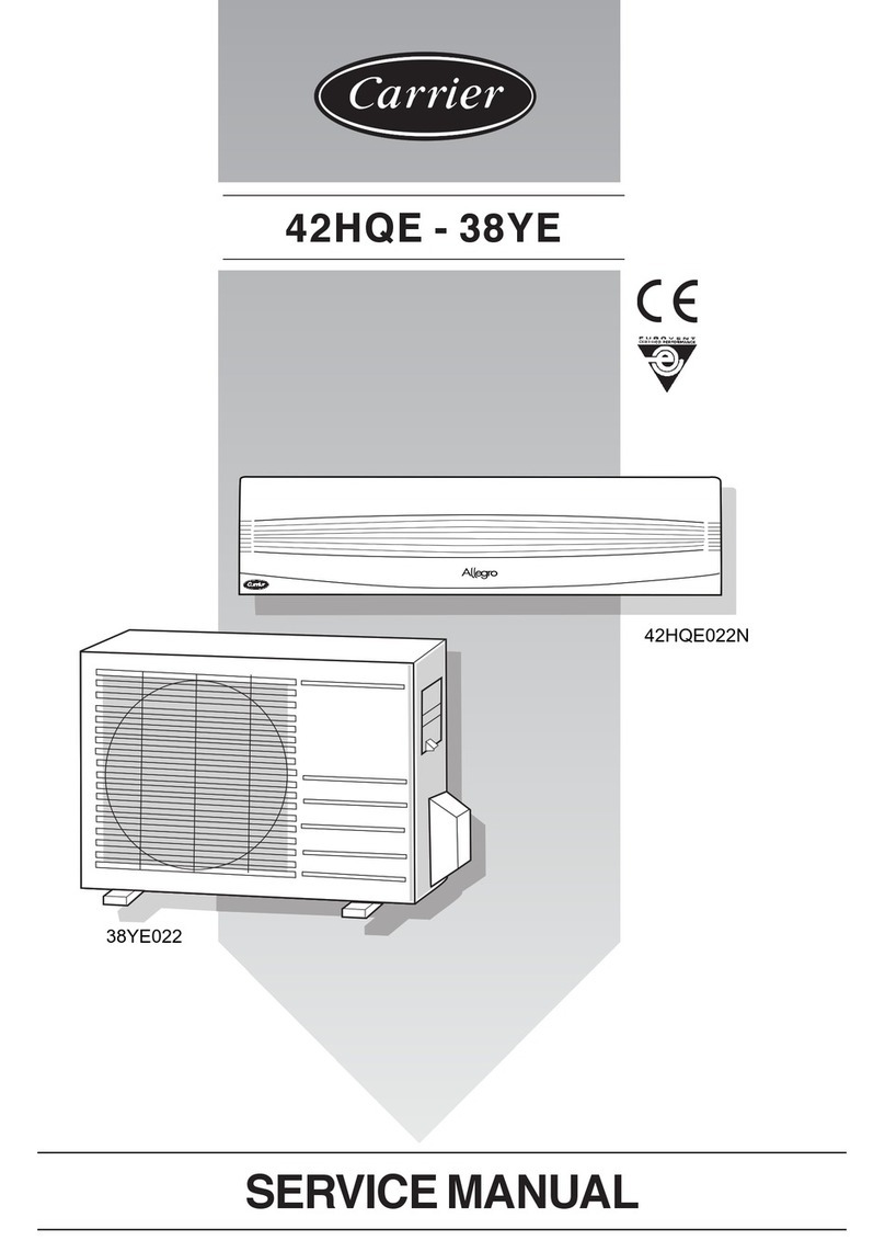 Carrier 42HQE - 38YE User manual