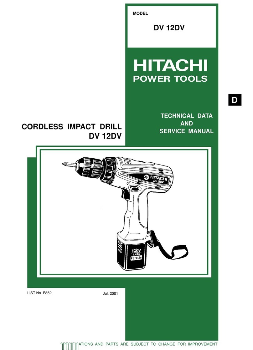 Hitachi DV 12DV Technical data and service manual
