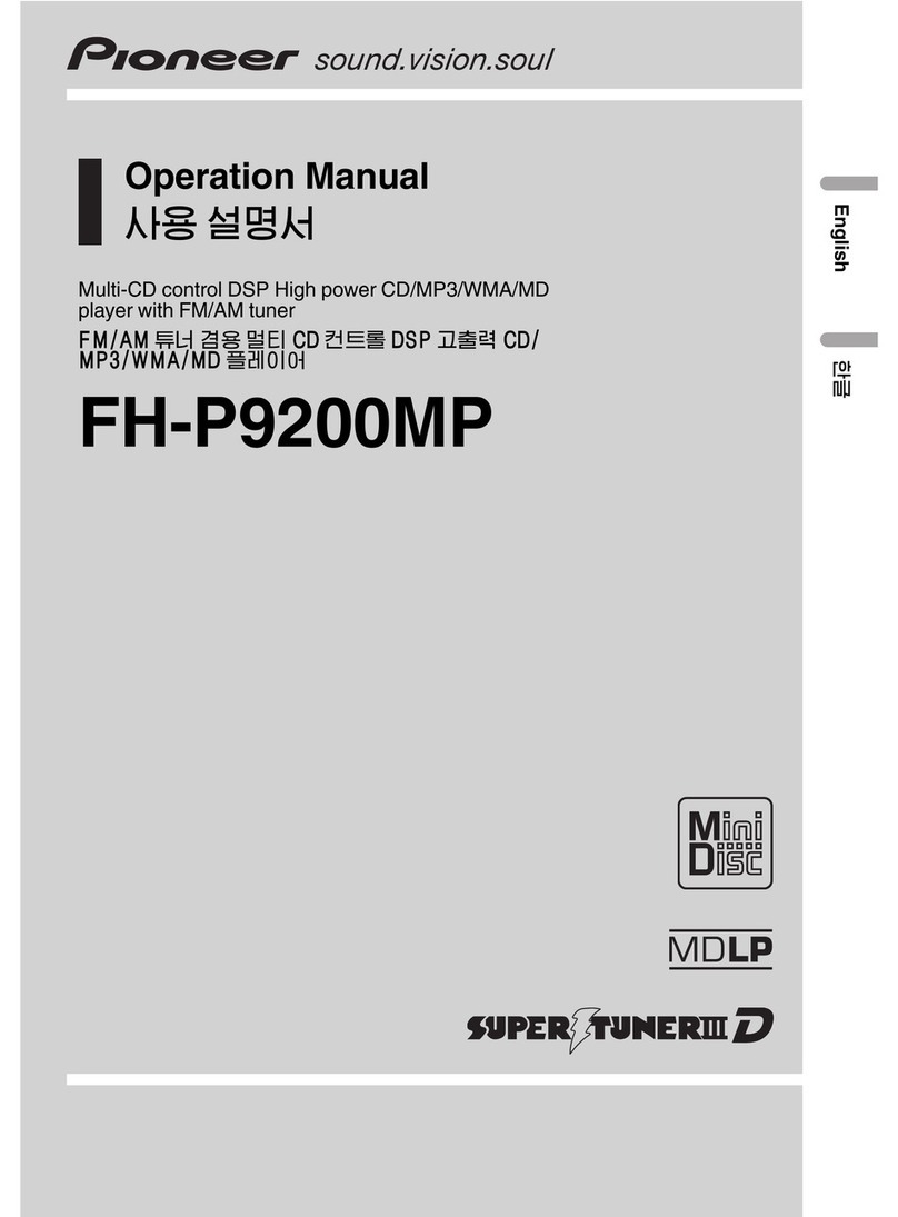 Pioneer FH-P9200MP User manual