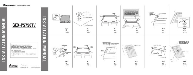 Pioneer GEX-P5750TV User manual