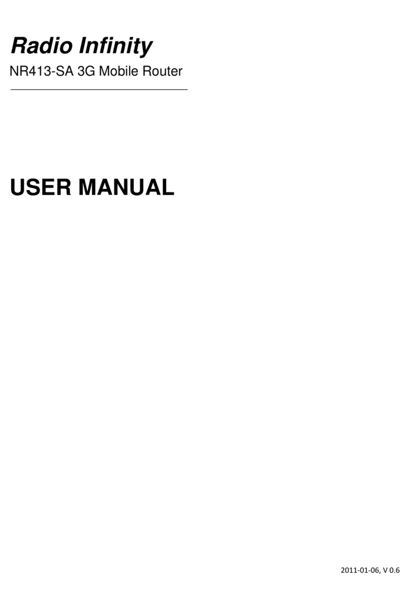 Radio Infinity NR413-SA user manual