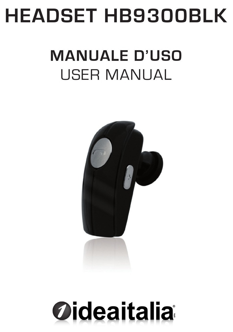 IdeaItalia HB9300BLK user manual