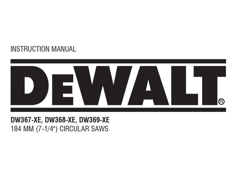 DeWalt DW367-XE User manual