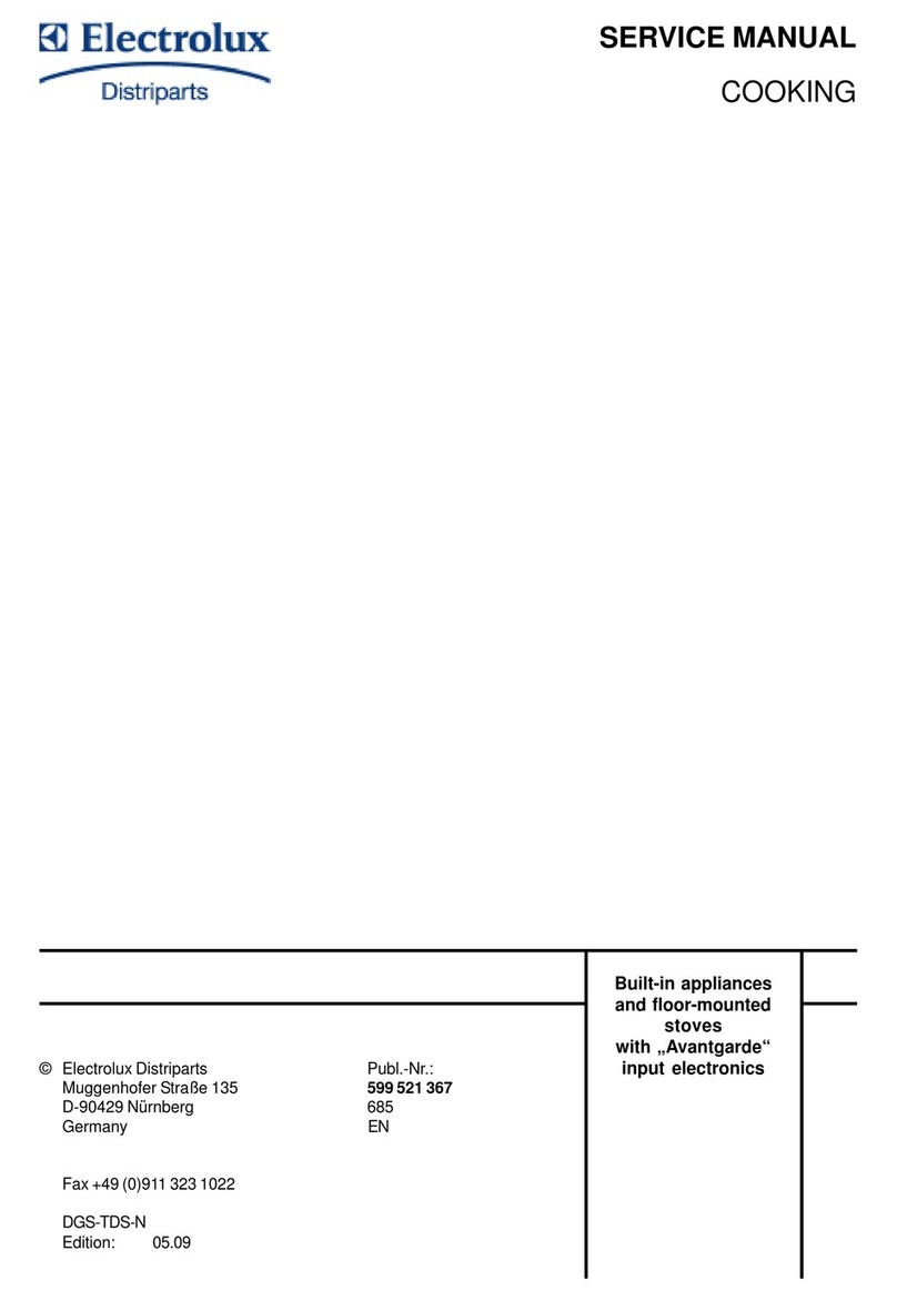 Electrolux COOKING Service manual