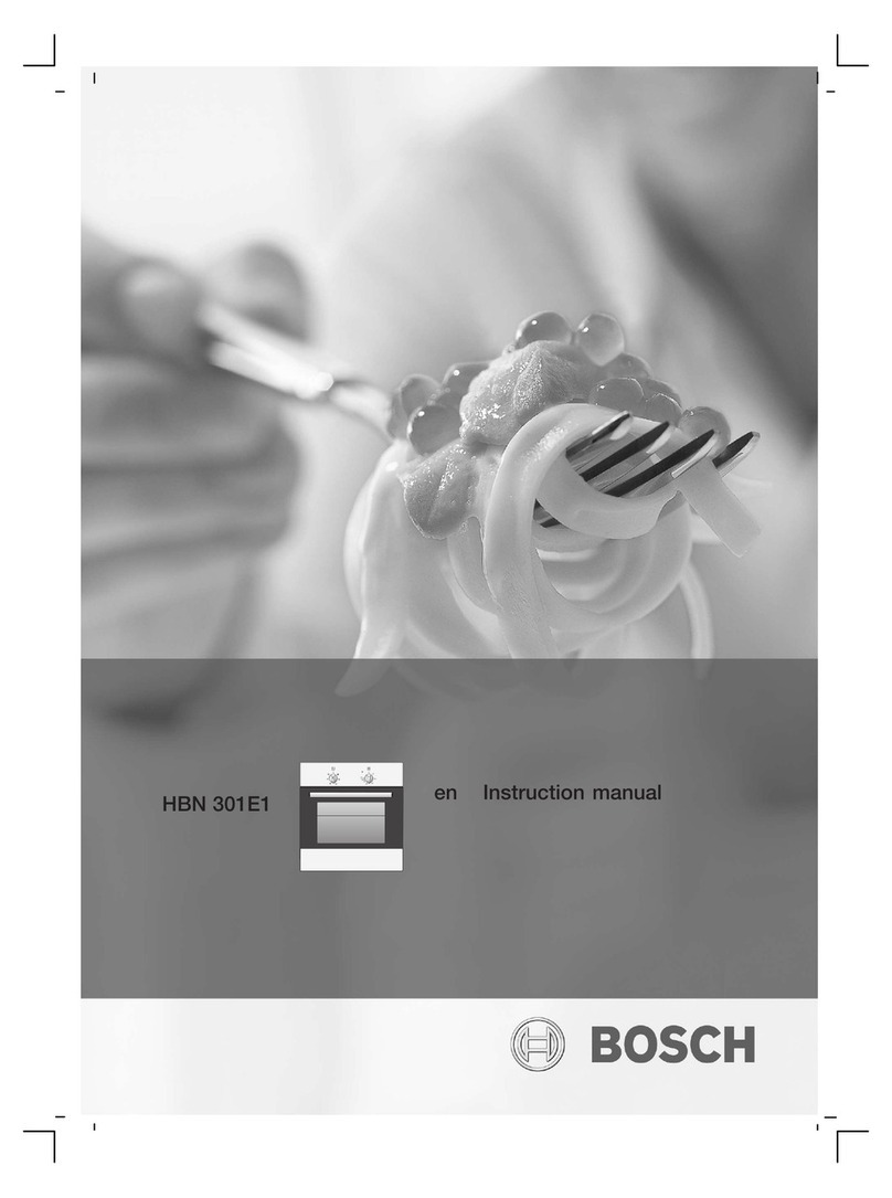 Bosch HBN 301E1 User manual