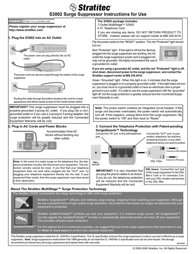 Stratitec MultiStage S3002 User manual