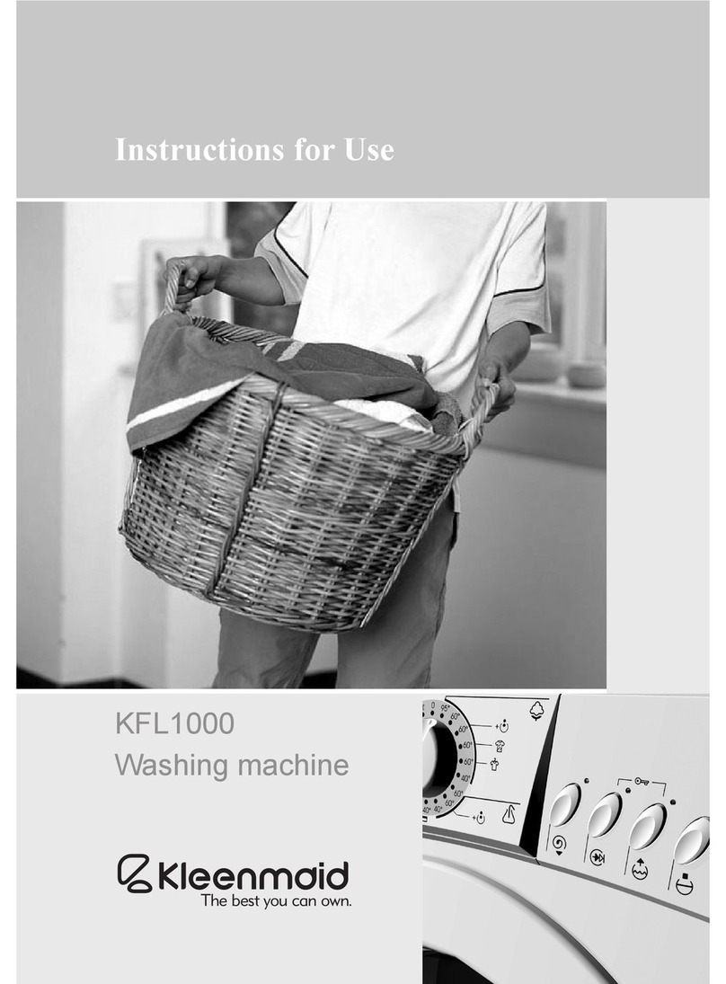 Kleenmaid KFL1000 Instructions for use