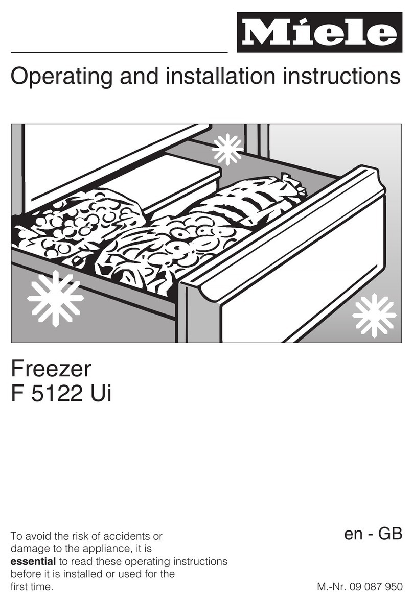 Miele F 5122 Ui Operating and installation instructions
