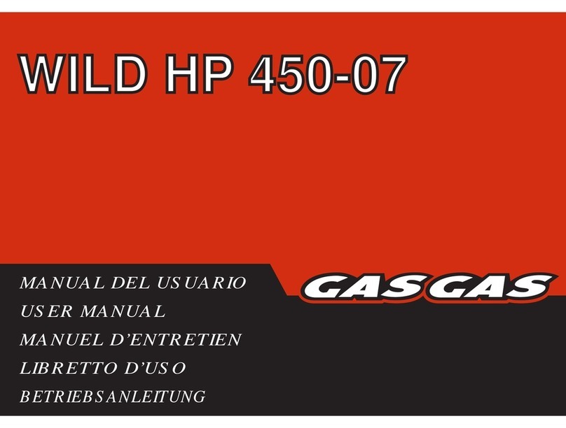 GAS GAS WILD HP 450-07 user manual