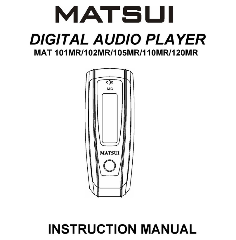 Matsui MAT 120MR instruction manual