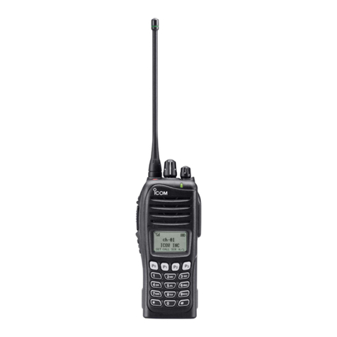 Icom IC-F3161DT instruction manual