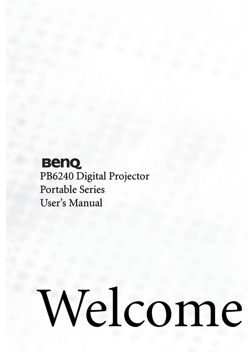 BenQ PB6240 - XGA DLP Projector user manual