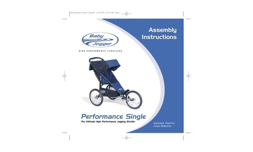 Baby Jogger PERFORMANCE SINGLE Assembly instructions