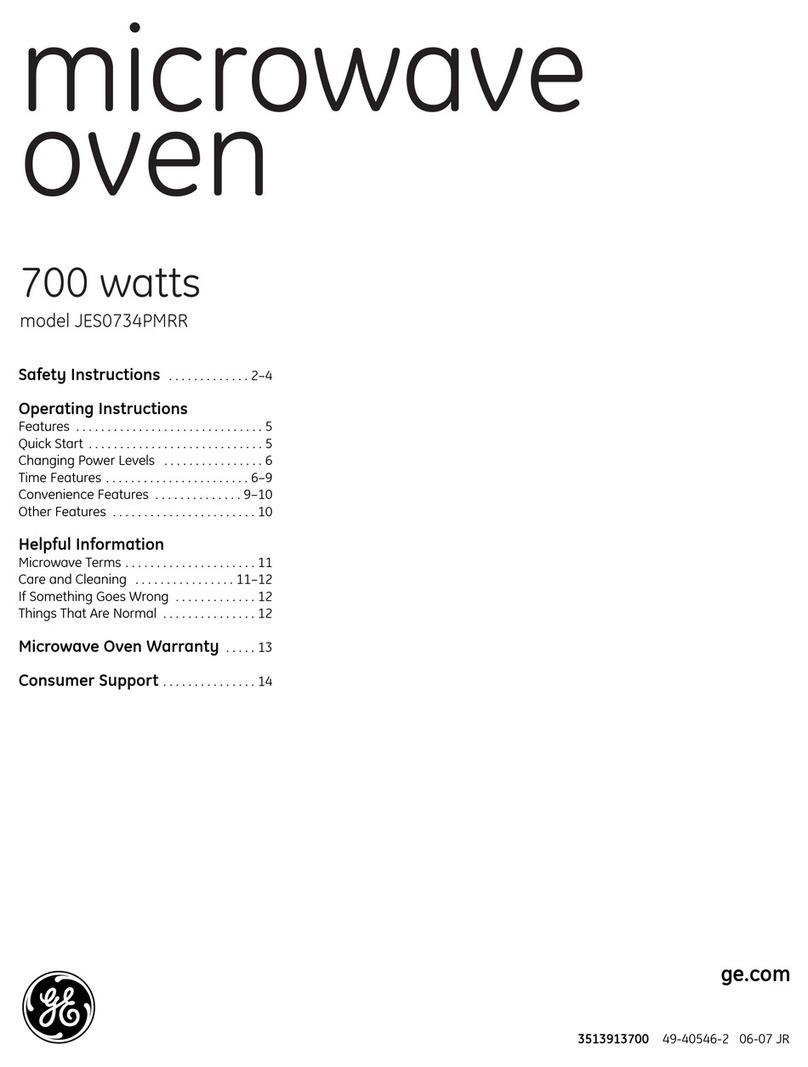 GE JES0734PMRR User manual