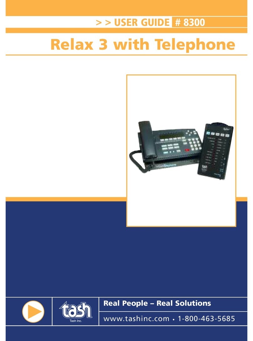 Tash Relax 3 8300 user guide