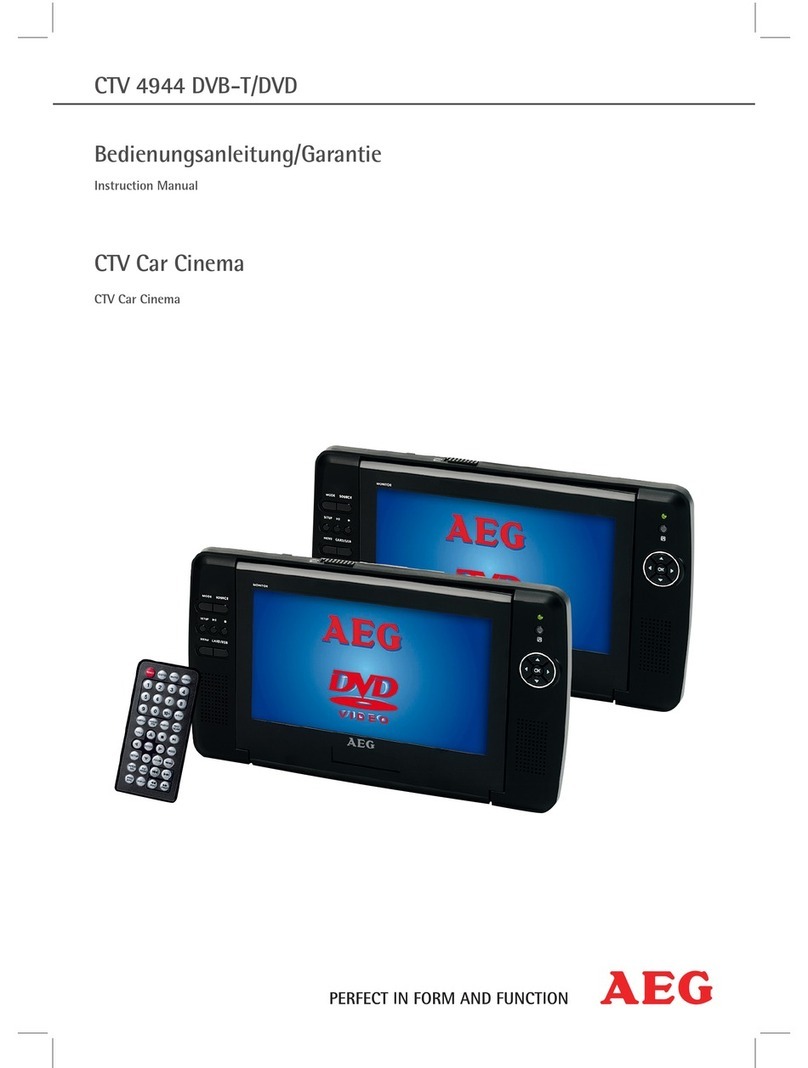 AEG CTV 4944 DVB-T/DVD instruction manual