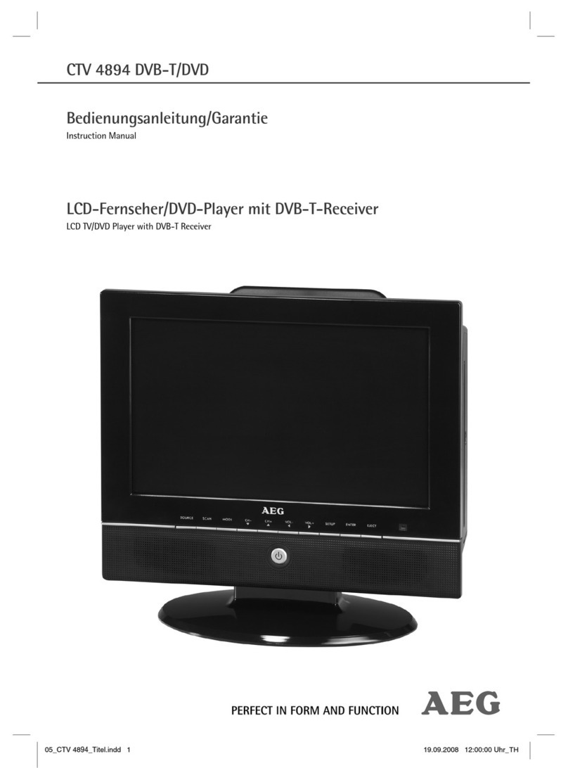 AEG CTV 4894 DVB-T/DVD User manual