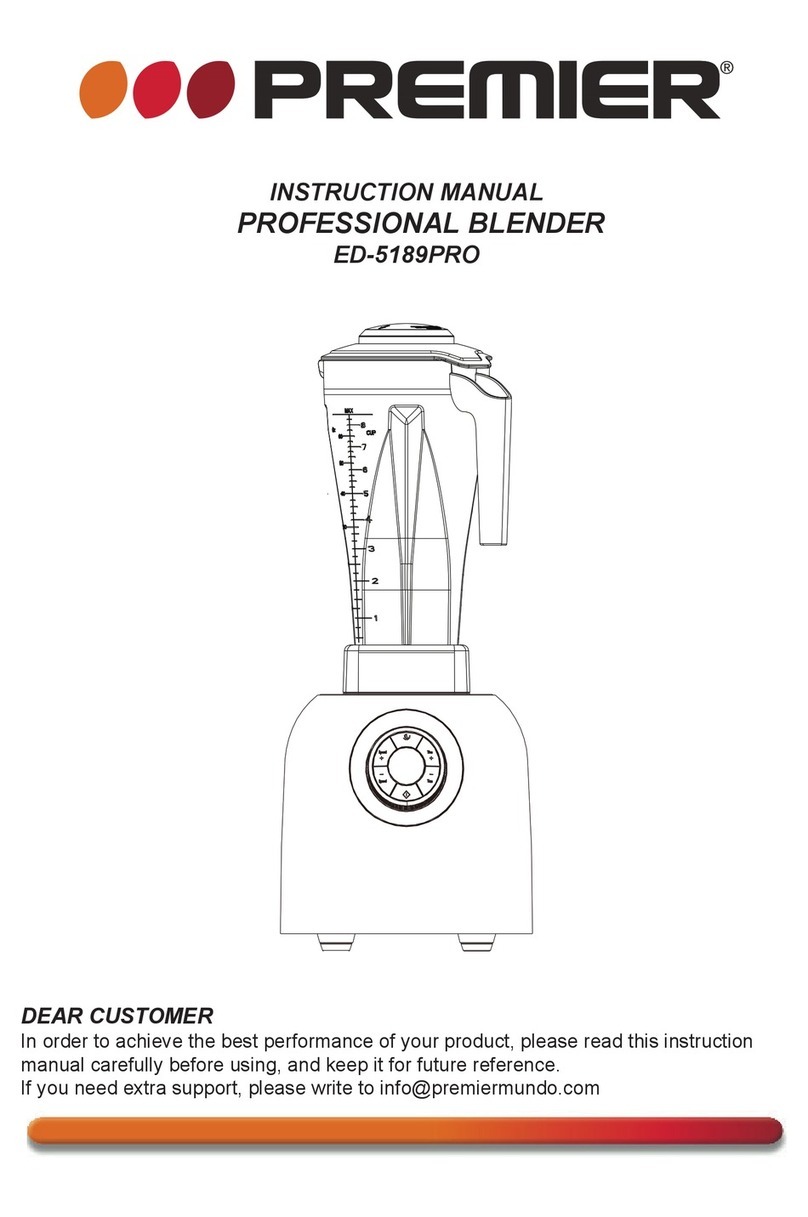 Premier ED-5189PRO instruction manual