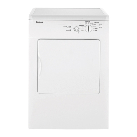 Blomberg DV 16540 NBL00 Owner's guide & installation instructions