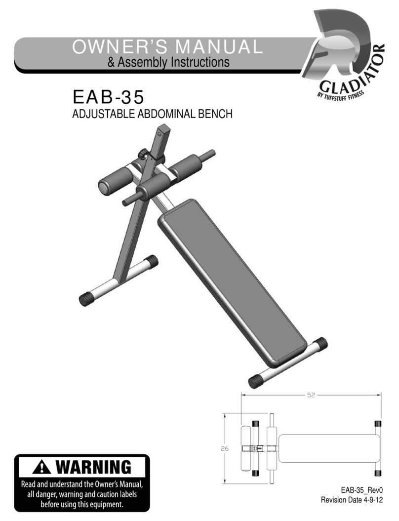 Gladiator EAB-35 owner's manual