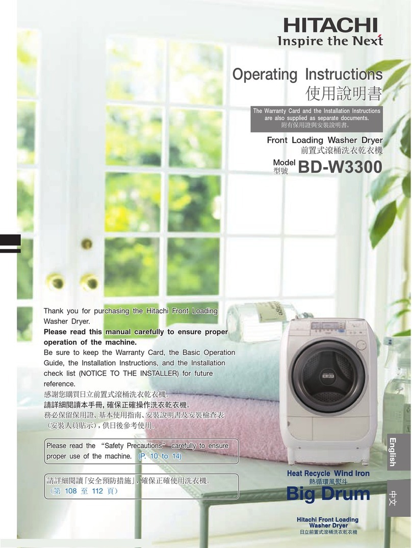 Hitachi BD-W3300 Assembly instructions