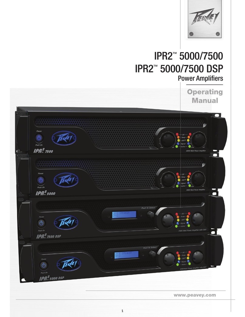 Peavey IPR25000 User manual