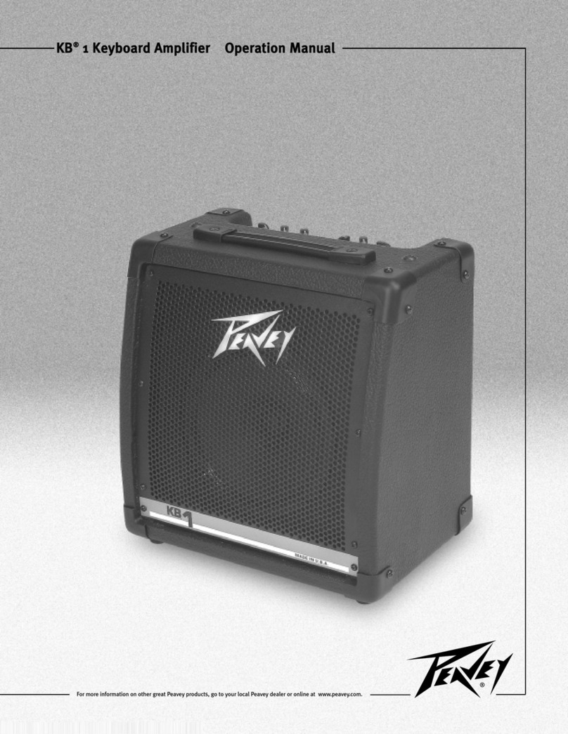 Peavey KB 1 User manual