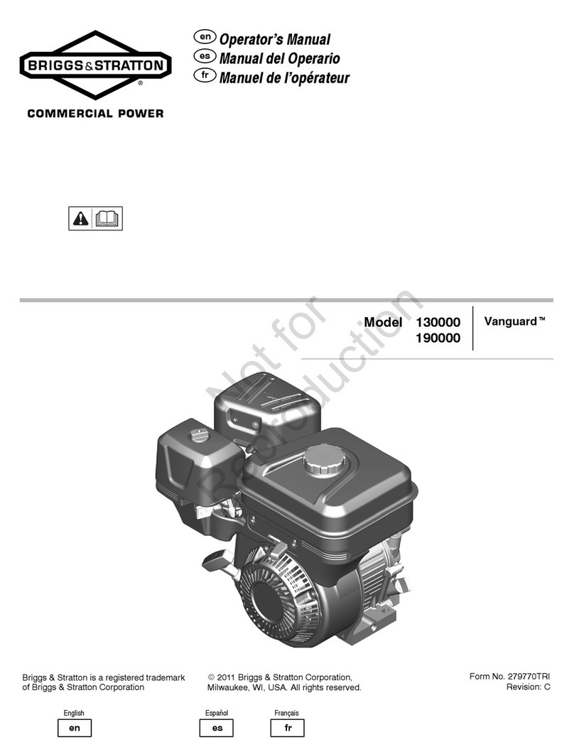 Briggs & Stratton Vanguard 130000 User manual