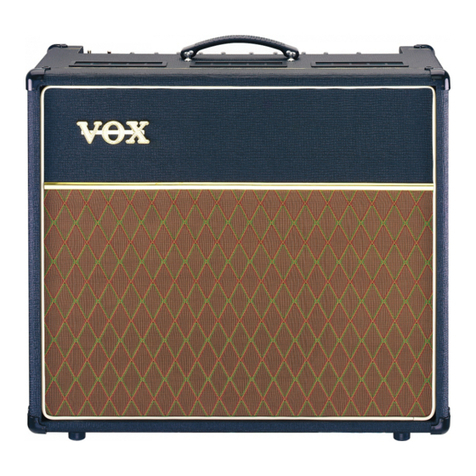 Vox AC30CC1 User manual