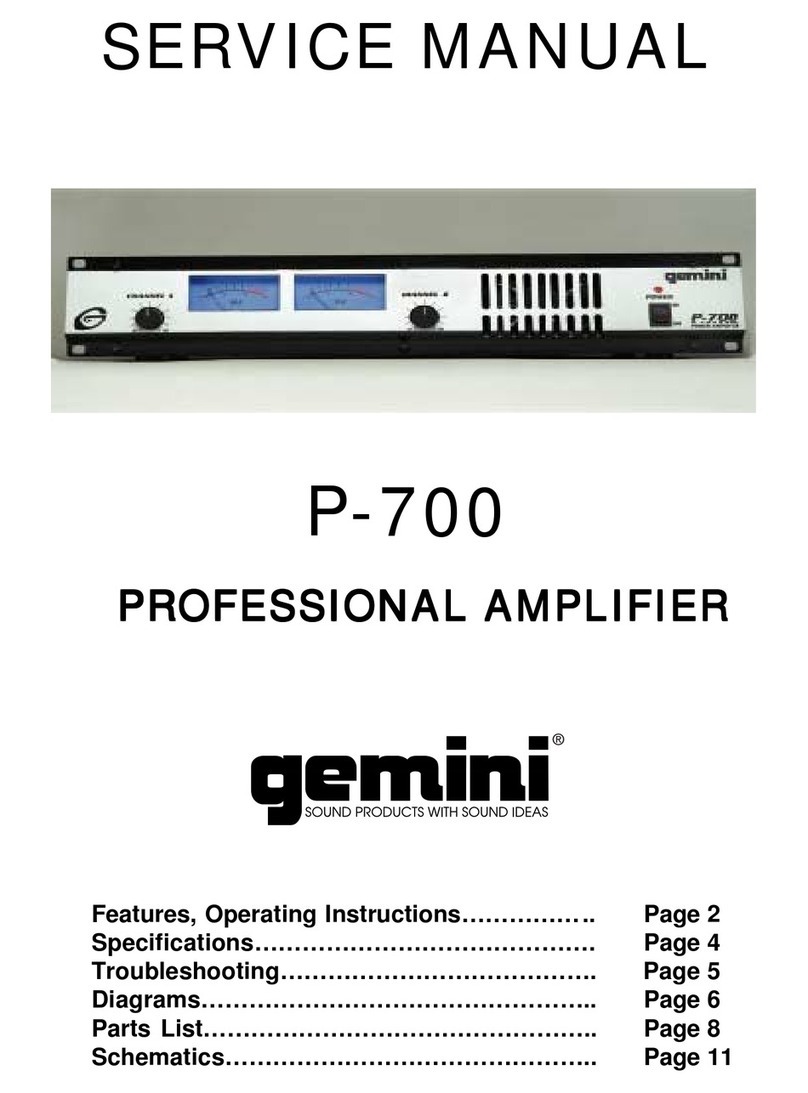 Gemini P-700 Service manual