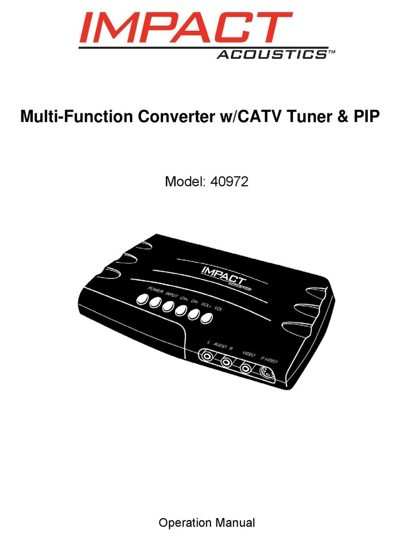 Impact Acoustics 40972 User manual