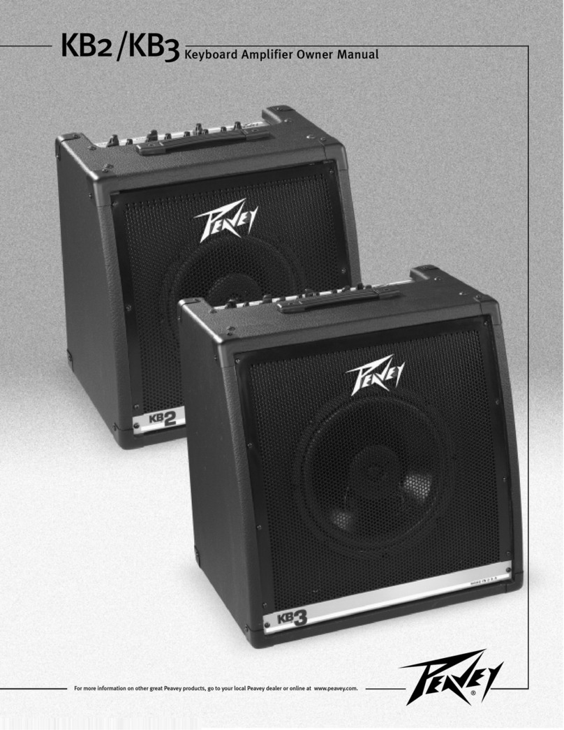 Peavey KB2 User manual Peavey KB2 User manual