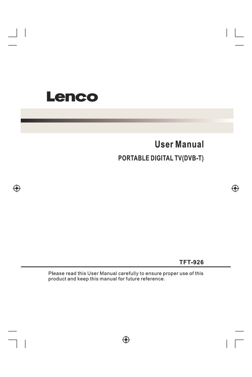 LENCO TFT-926 user manual