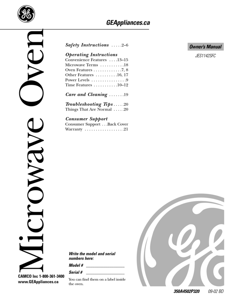 GE JES1142SFC User manual
