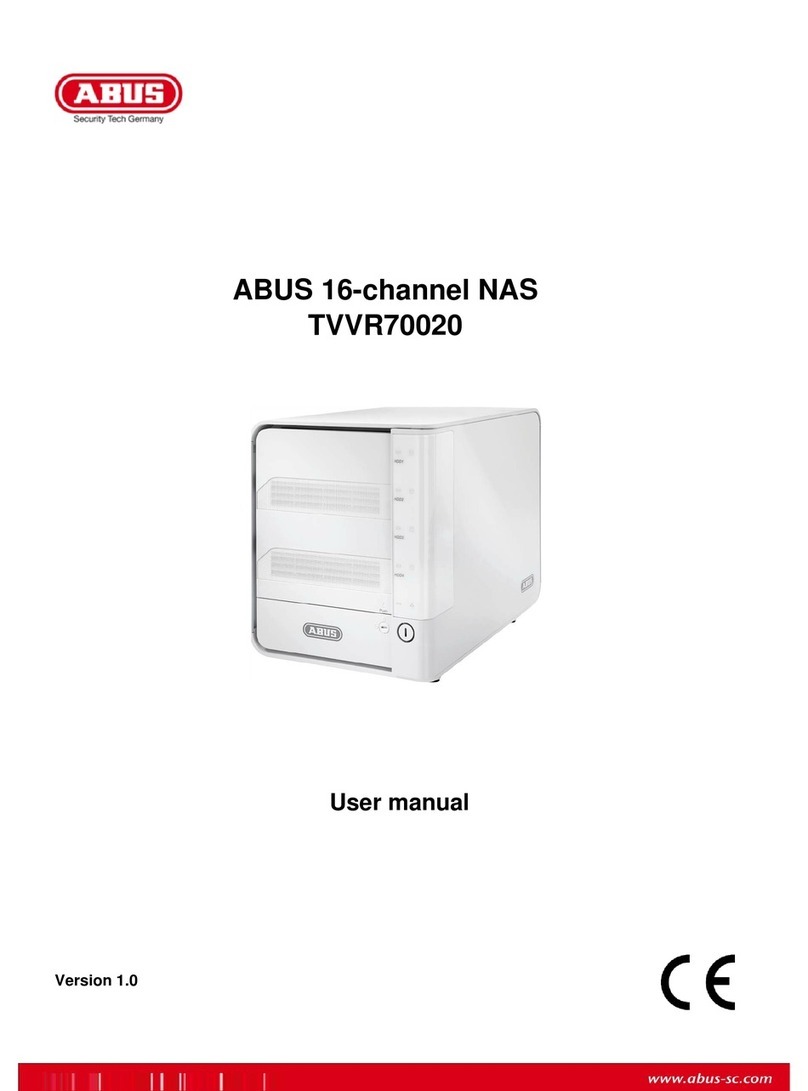 Abus TVVR70020 user manual