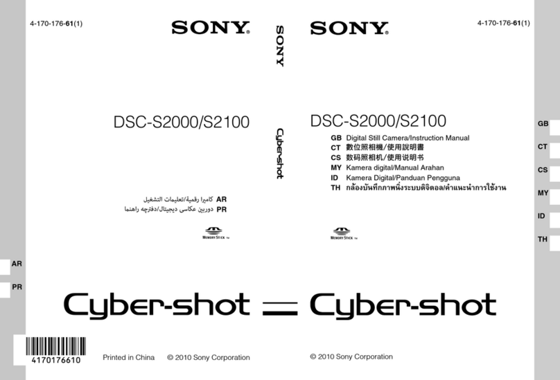 Sony Cyber-shot DSC-S2100 User manual