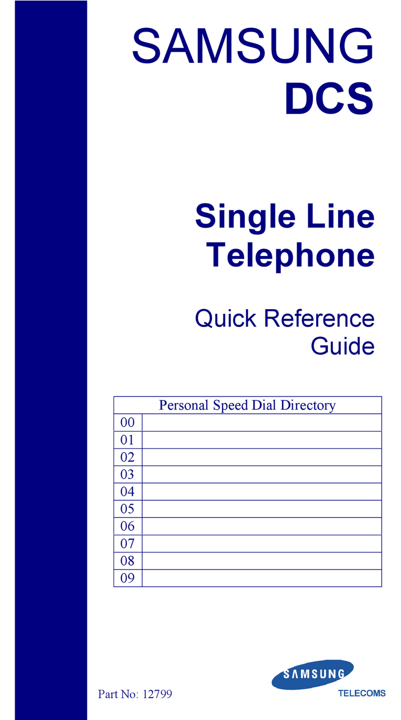 Samsung DCS User manual