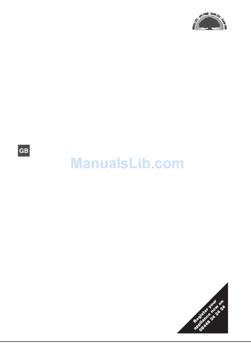 Hotpoint FF Series User manual