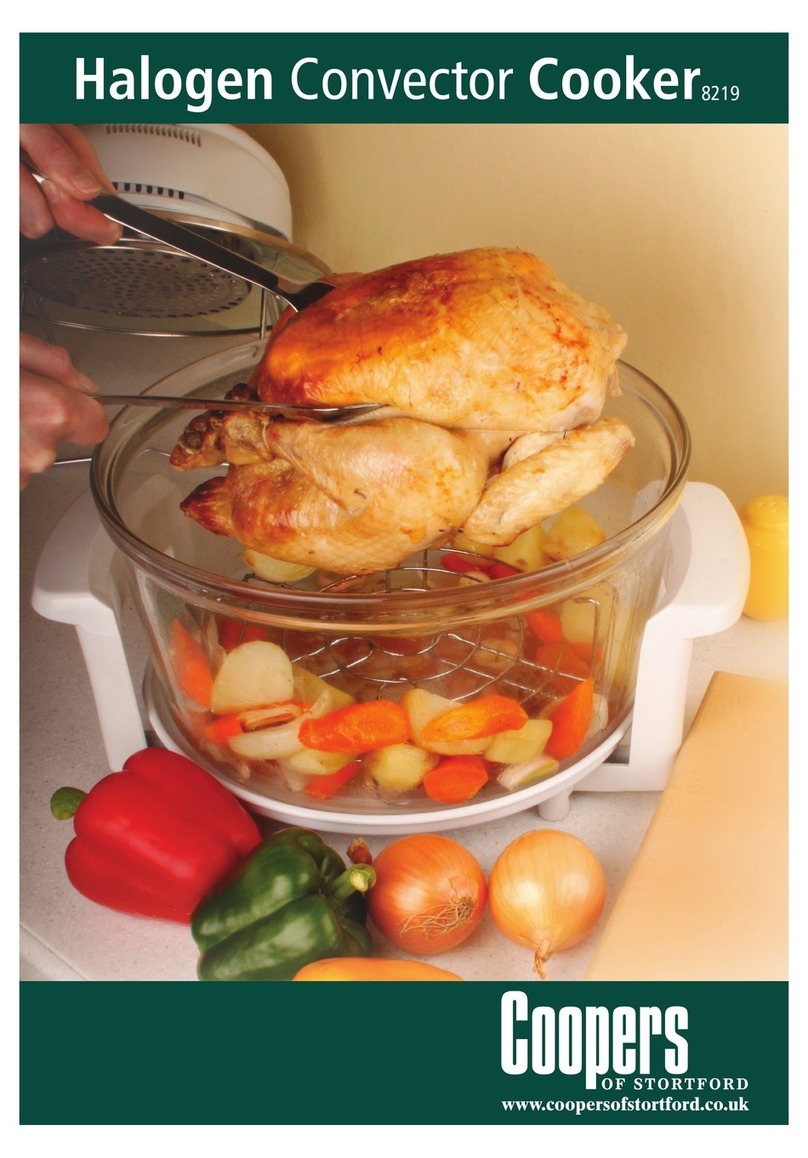 Coopers of Stortford 8219 Cooking guide