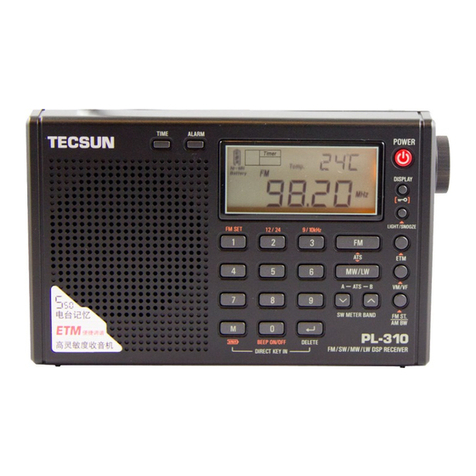 Tecsun PL-310 User manual Tecsun PL-310 User manual