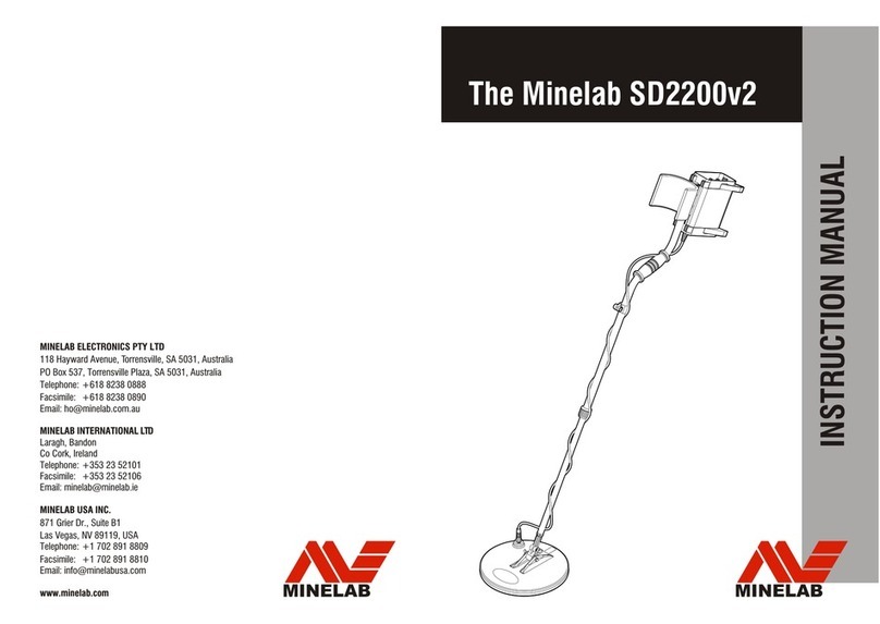 Minelab SD2200V2 User manual