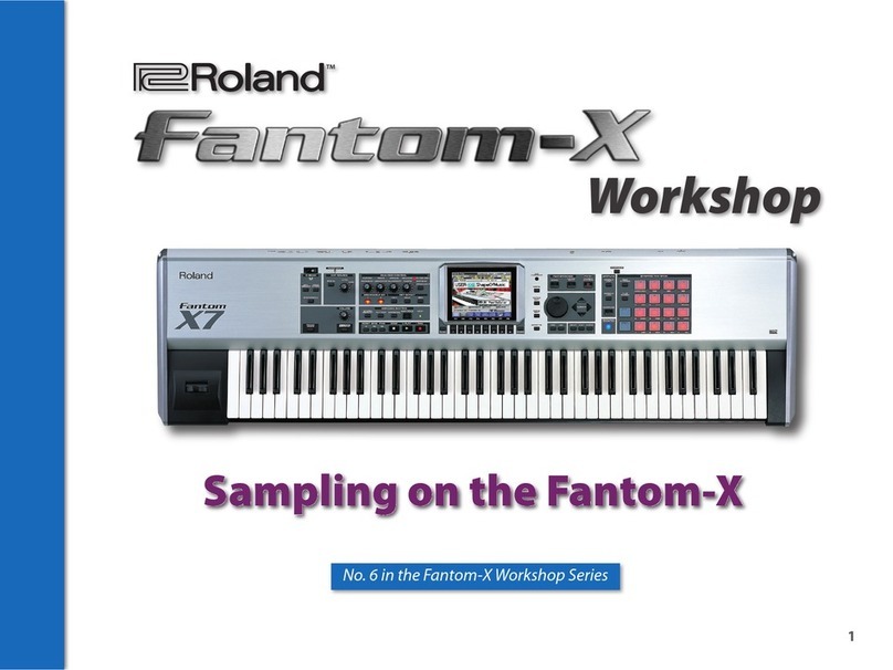 Roland Fantom-X User manual