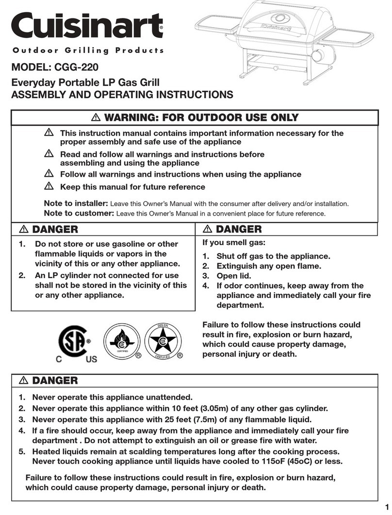 Cuisinart CGG-220 User manual