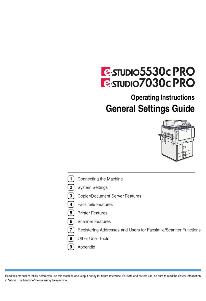 Toshiba E-studio5530cPRO User manual