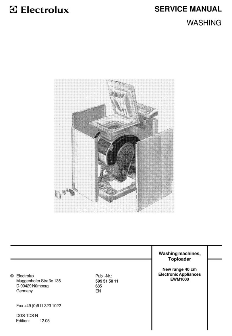 Electrolux EWM1000 Service manual