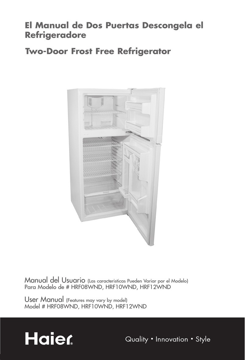 Haier HRF08WND User manual