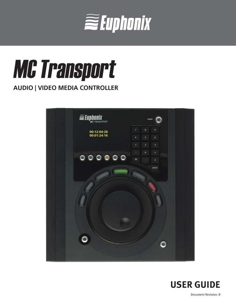 Euphonix MC Transport user guide